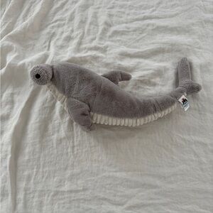 Jellycat Harley Hammerhead Shark 16" Plush Stuffed Animal Retired RARE HTF